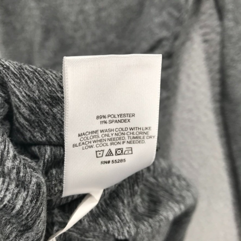EXPRESS Dress Womens Size‎ SMALL Body Contour Heather Gray Long Sleeve Faux Wrap - Picture 6 of 10